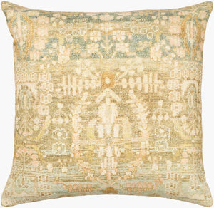 Livabliss Emily Jean Square Accent Pillow Polyester Outdoor Traditional Transitional Decor EMJ008-2222D