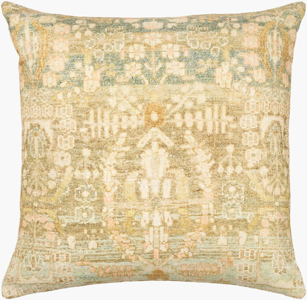 Livabliss Emily Jean Square Accent Pillow Polyester Outdoor Traditional Transitional Decor EMJ008-2222D