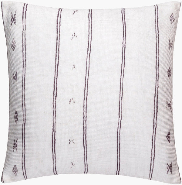 Livabliss Emily Jean Square Polyester Accent Pillow Handcrafted Minimalist Modern Outdoor Use EMJ009-1818P