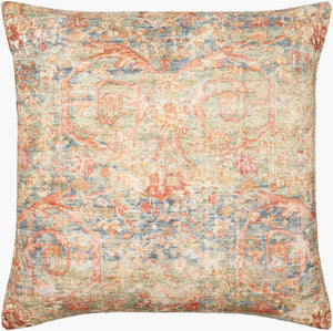 Livabliss Emily Jean Square Accent Pillow Artisan Crafted Polyester for Indoor Outdoor Seating EMJ012-2020