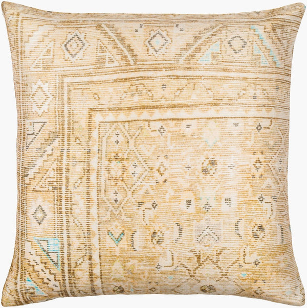 Livabliss Emily Jean Square Accent Pillow Traditional Patterned Polyester Sofa Throw Cushion EMJ013-2222