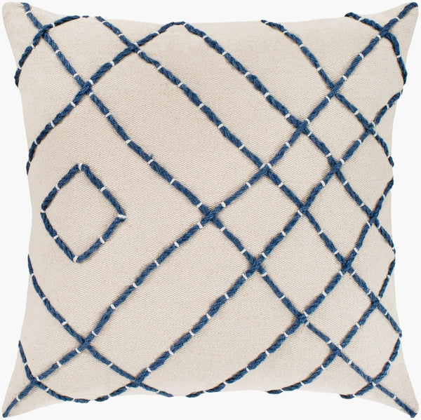 Livabliss Emilio Woven Cotton Accent Pillow Beach Inspired Coastal Boho Textile for Sofa or Bed EML001-2020P