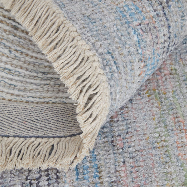 Feizy Rugs Caldwell Handwoven Wool & Viscose Area Rug – Transitional Bohemian Floral Design For Elegant Spaces Blue,Yellow,Orange Wool,Viscose 8798979fblumltf50