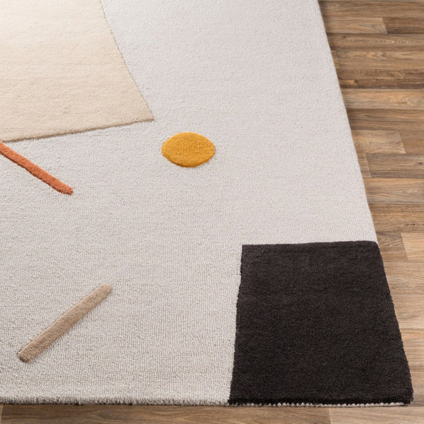 Livabliss Emma Hand Tufted Wool Area Rug Contemporary Artisan Accent for Entryway or Bedside Rust, Mustard 8'10" x 12' EMM2300-81012
