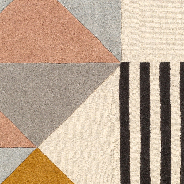 Livabliss Emma Hand Tufted Wool Area Rug with High Low Pile Texture for Entryway or Bedroom Beige, Light Sl 2' x 3' EMM2302-23