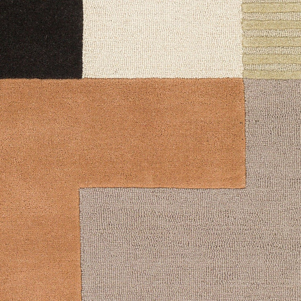 Livabliss Emma Hand Tufted Wool Area Rug with High Low Pile Texture for Entryway or Bedroom Light Beige, Me 2' x 3' EMM2304-23