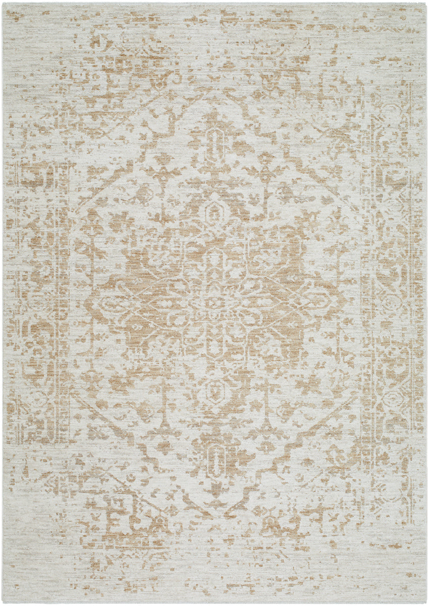 Emory EMO-2300 9'4" x 13'1" Machine Woven Rug EMO2300-94131  Ash, Pearl, Metallic - Silver Surya