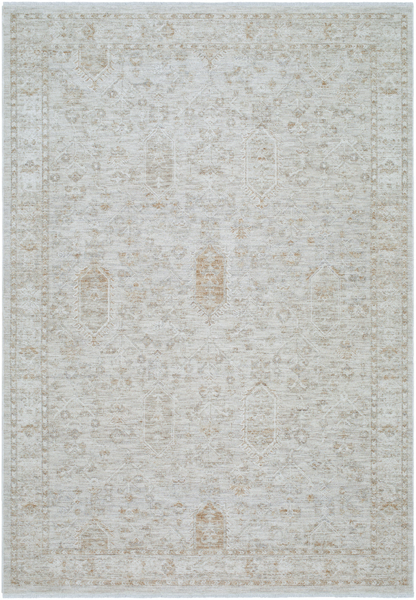 Emory EMO-2308 9'4" x 13'1" Machine Woven Rug EMO2308-94131  Silver, Metallic - Silver, Light Silver Surya