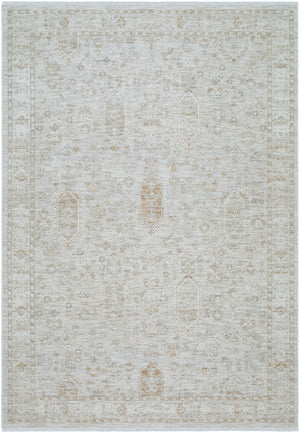 Emory EMO-2308 9'4" x 13'1" Machine Woven Rug EMO2308-94131  Silver, Metallic - Silver, Light Silver Surya