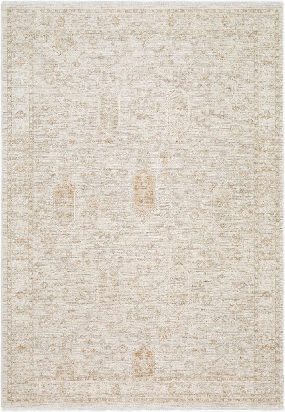 Livabliss Emory Machine Woven Polyester Area Rug with Fringe Trim for Living and Dining Rooms EMO2308-94131
