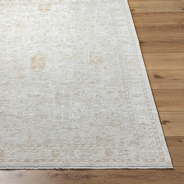 Emory EMO-2308 9'4" x 13'1" Machine Woven Rug EMO2308-94131  Silver, Metallic - Silver, Light Silver Surya