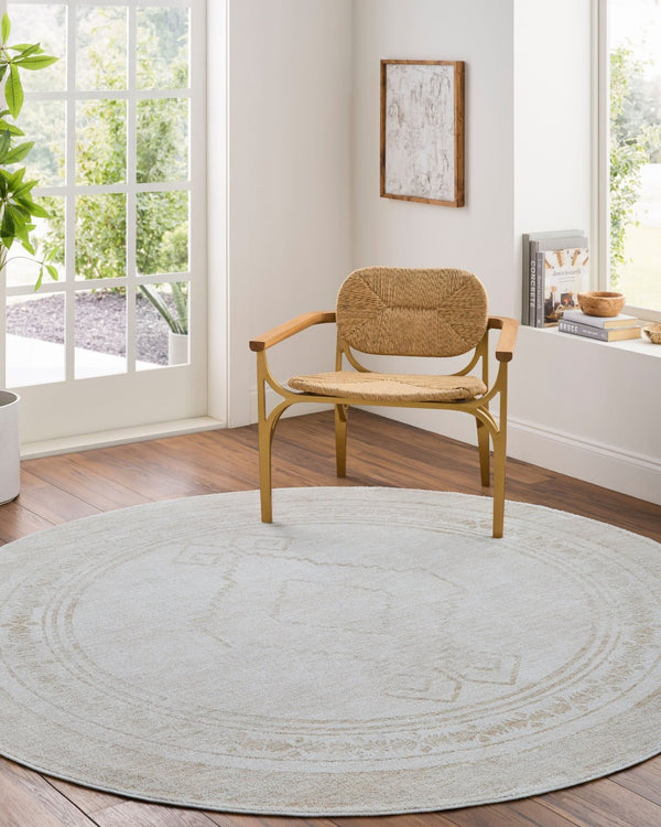 Livabliss Emory Traditional Fringe Area Rug Turkish Woven Polyester for Living Dining Bedroom Ivory, Cream 7'10" x 10' EMO2309-71010