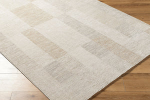 Livabliss Emory Machine Woven Polyester Accent Rug with Fringe Detail for Small Seating Areas Ivory, Cream 9'4" x 13'1" EMO2310-94131