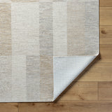 Emory EMO-2310 9'4" x 13'1" Machine Woven Rug EMO2310-94131  Ash, Metallic - Silver, Silver Surya