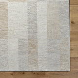 Emory EMO-2310 9'4" x 13'1" Machine Woven Rug EMO2310-94131  Ash, Metallic - Silver, Silver Surya