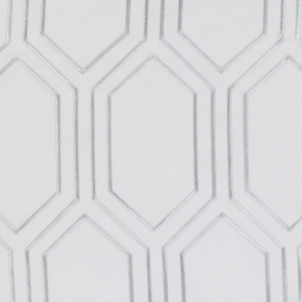 Surya Empire Emr-3000 Stylish Sham - Revitalize Your Decor With Premium Cotton From India, 30-day Warranty! White Cotton,Cotton Emr3000-es