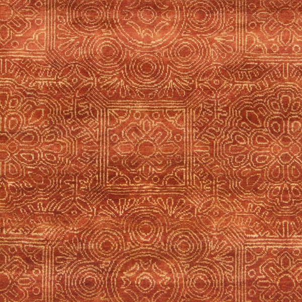 Surya Empress Handmade Rug 2' X 3' - Luxurious Wool, Hand-knotted, Imported From India For Timeless Elegance Brown Wool Ems7007-23