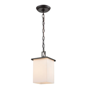 Broad Street 5.5'' Wide 1-Light Outdoor Pendant - Oil Rubbed Bronze EN110146 Thomas