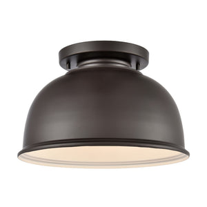 Cedar Park 13'' Wide 1-Light Outdoor Flush Mount - Oil Rubbed Bronze EN130136 Thomas