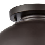 Cedar Park 13'' Wide 1-Light Outdoor Flush Mount - Oil Rubbed Bronze EN130136 Thomas