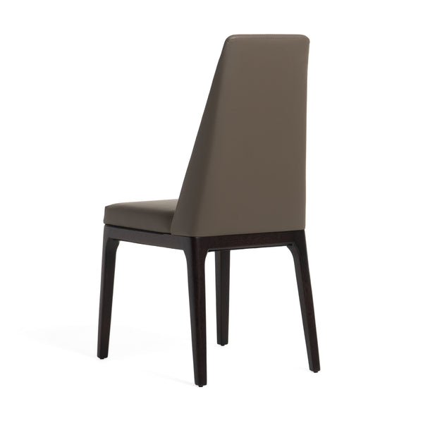 VIG Furniture Modrest Encino - Modern Taupe & Timber Chocolate Dining Chair (Set of 2) VGCNCPMK127-V36DX/DP20-FP