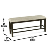 Steve Silver Halle Counter Bench HE500CCST