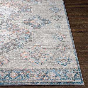 Livabliss Enfield Medallion Area Rug Machine Woven Polypropylene Blend for Living Dining Rooms ENF2306-81012