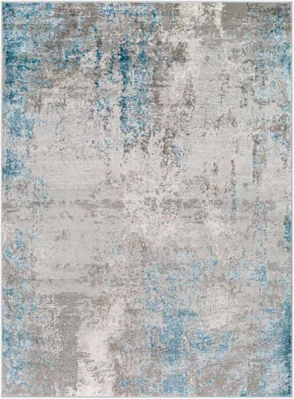 Livabliss Enfield Grid Pattern Machine Woven Area Rug Minimalist Modern Living Room Accent ENF2307-81012