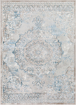 Livabliss Enfield Medallion Area Rug Machine Woven Polypropylene Blend for Living Rooms ENF2325-537