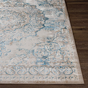 Livabliss Enfield Medallion Area Rug Machine Woven Polypropylene Blend for Living Rooms ENF2325-537
