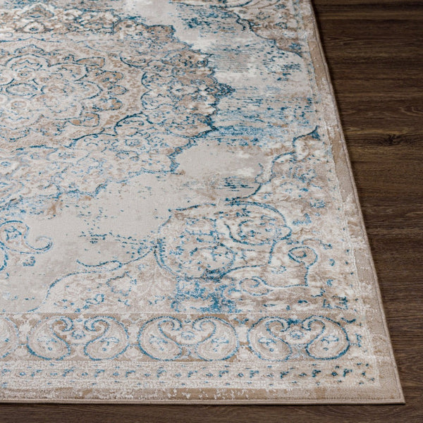 Livabliss Enfield Medallion Area Rug Machine Woven Polypropylene Blend for Living Rooms ENF2325-537