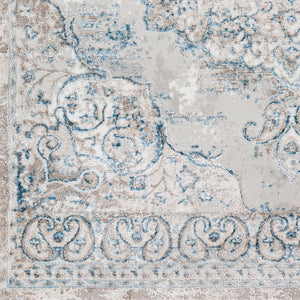 Livabliss Enfield Medallion Area Rug Machine Woven Polypropylene Blend for Living Rooms ENF2325-537
