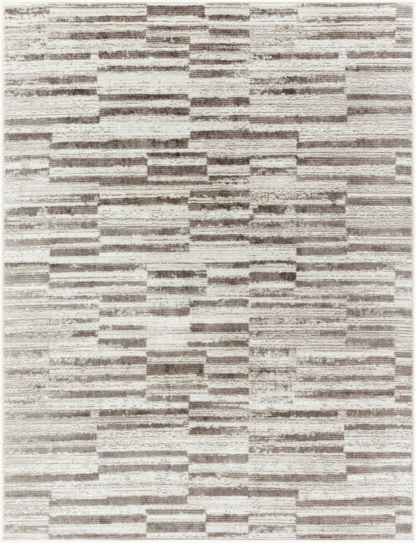 Livabliss Enfield Art Deco Machine Woven Polyester Area Rug for Living Room and Dining Spaces Light Beige, Li 7'10" x 10' ENF2328-71010