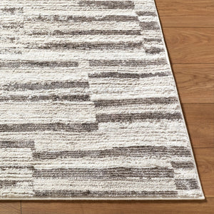 Livabliss Enfield Art Deco Machine Woven Polyester Area Rug for Living Room and Dining Spaces Light Beige, Li 7'10" x 10' ENF2328-71010
