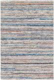 Enlightenment ENL-1000 12' x 15' Handmade Rug ENL1000-1215  Light Gray, Black, Dark Brown, Light Blue, Burnt Orange, Charcoal Surya