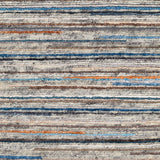 Enlightenment ENL-1000 8' x 11' Handmade Rug ENL1000-811  Light Gray, Black, Dark Brown, Light Blue, Burnt Orange, Charcoal Surya