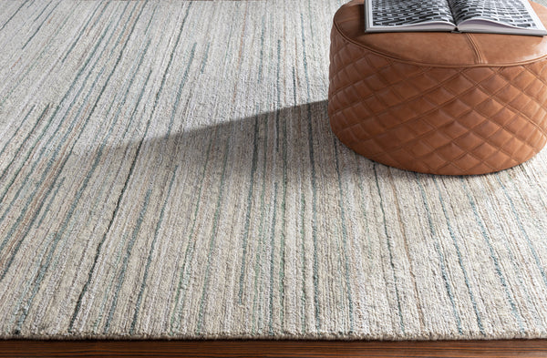 Enlightenment ENL-1002 8' x 11' Handmade Rug ENL1002-811  Beige, Sage, Ivory, Light Gray Surya