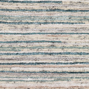 Surya Enlightenment Handmade 2' X 3' Scandinavian Style Rug - Luxurious Viscose & Wool For Comfort Beige Wool,Viscose Enl1002-23