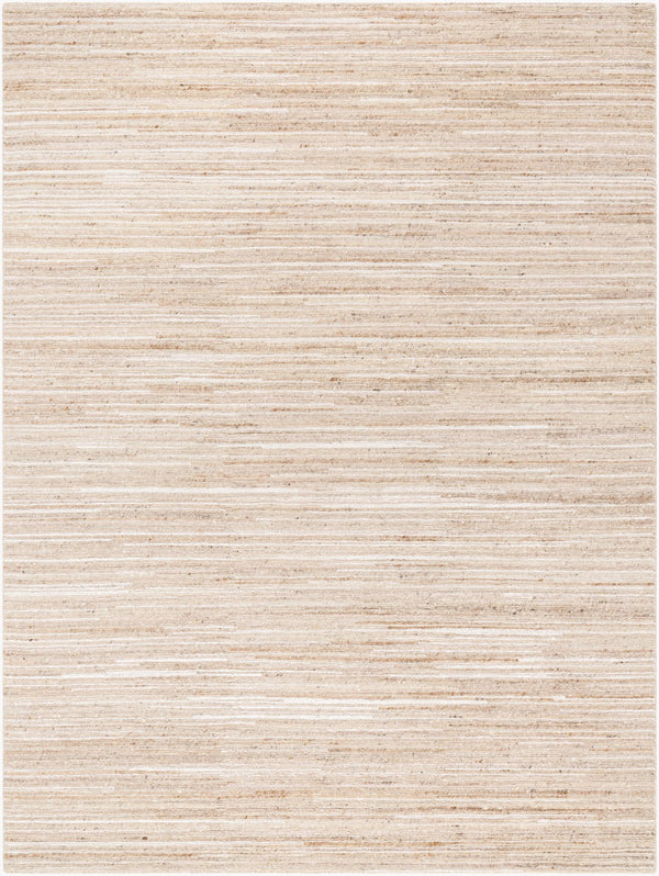 Surya Enlightenment Handmade 2' X 3' Scandinavian Style Rug - Luxurious Viscose & Wool For Comfort Beige Wool,Viscose Enl1003-23
