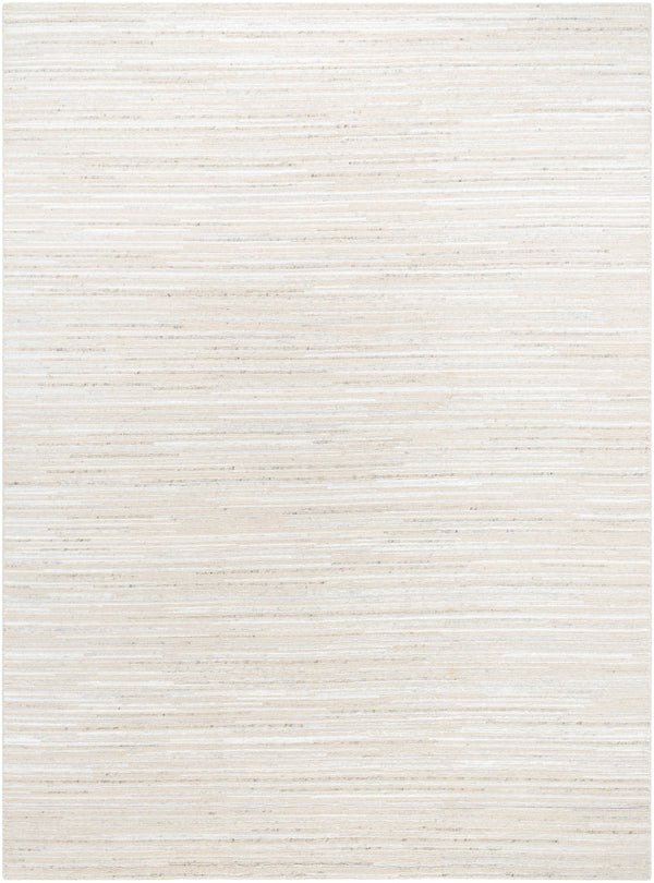 Enlightenment ENL-1004 9' x 13' Handmade Rug ENL1004-913  Off-White, Light Silver, White Surya