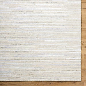 Enlightenment ENL-1004 9' x 13' Handmade Rug ENL1004-913  Off-White, Light Silver, White Surya