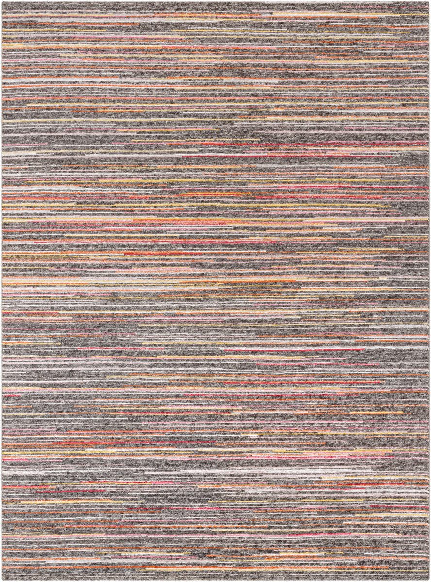 Enlightenment ENL-1005 9' x 13' Handmade Rug ENL1005-913  Grey, Dark Grey, Warm Grey, Metallic - Silver, Prairie Dust, Sage, Light Silver, Camel, Tan Surya