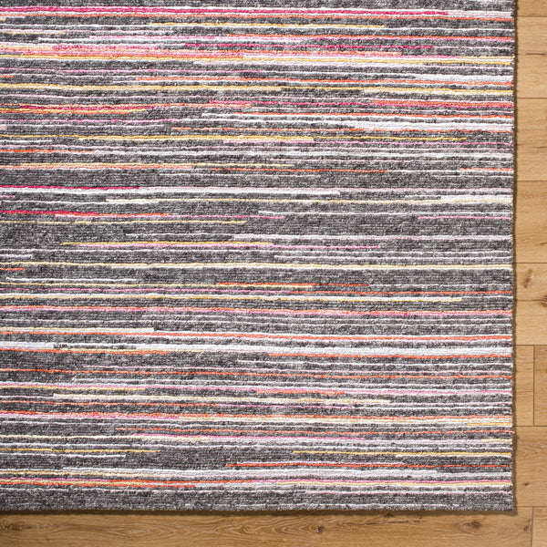 Enlightenment ENL-1005 9' x 13' Handmade Rug ENL1005-913  Grey, Dark Grey, Warm Grey, Metallic - Silver, Prairie Dust, Sage, Light Silver, Camel, Tan Surya