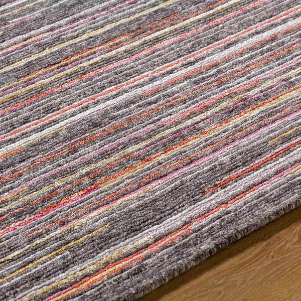 Enlightenment ENL-1005 9' x 13' Handmade Rug ENL1005-913  Grey, Dark Grey, Warm Grey, Metallic - Silver, Prairie Dust, Sage, Light Silver, Camel, Tan Surya