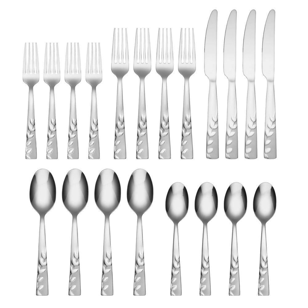 Lenox Cambridge Blossom Sand 20-Piece Flatware Set NO COLOR METAL 268320R