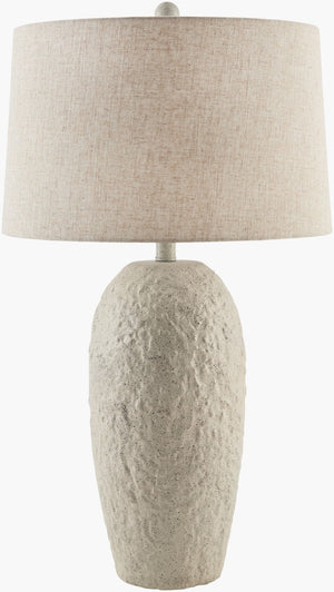 Livabliss Eino Ceramic Body Table Lamp with Linen Shade for Ambient Warm Bedroom Glow ENO-001