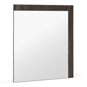 VIG Furniture Enzo Matte Grey Oak Mirror — Italian Craftsmanship, Wide Framed 39"X41" Statement Mirror For Modern Spaces VGACENZO-MIR