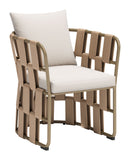 Quadrat Dining Chair White 704012 Zuo Modern