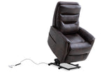 Parker House Parker Living Gemini - Truffle Power Lift Recliner with Articulating Headrest Truffle 90% Polyester, 10% PU (W) MGEM#812LIFT-TRU