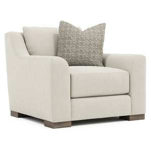 Bernhardt Bernhardt Gabi Boucle Chair — Made-To-Order Sculptural Comfort With Oversized Roll Arms & Wood Feet P7082B